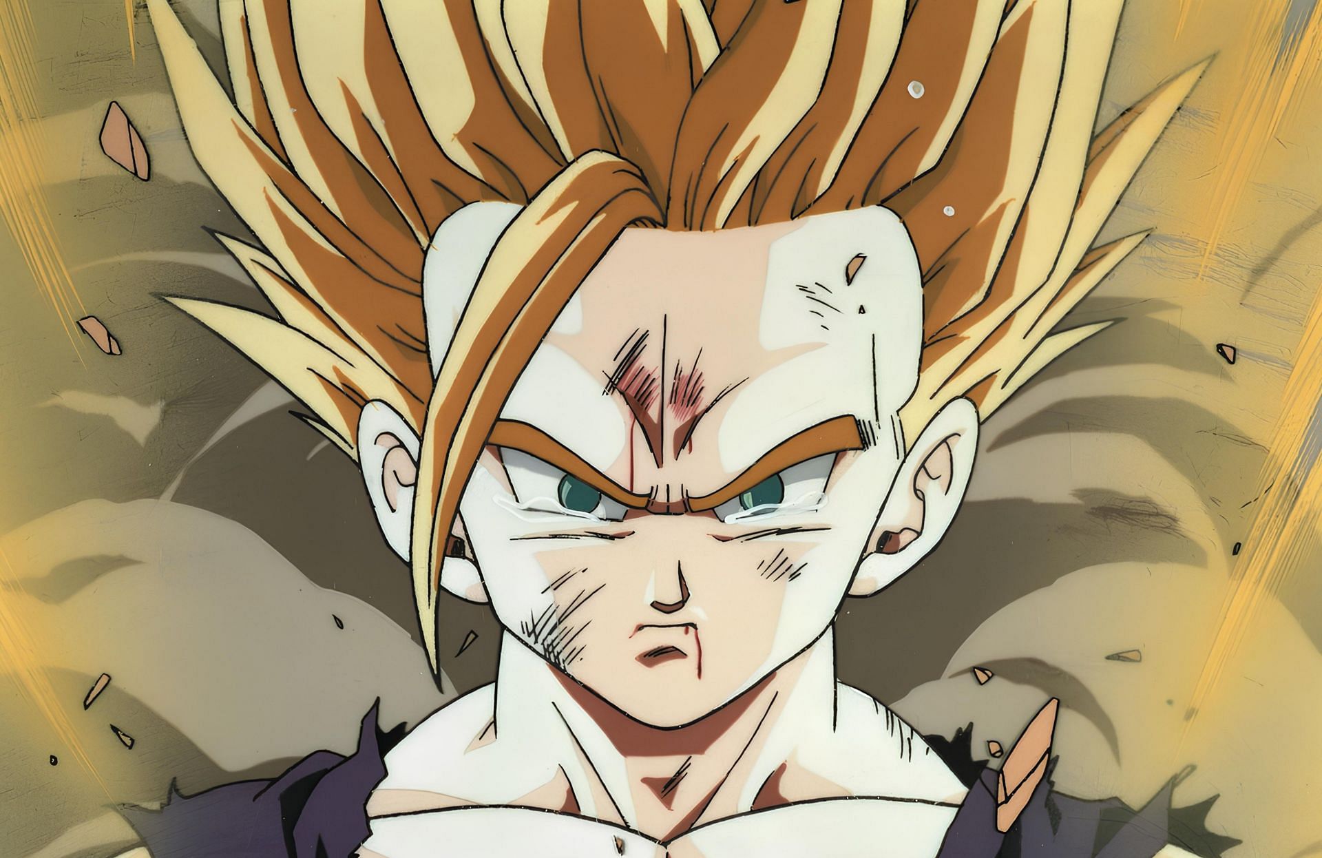 Gohan using the transformation in the anime (Image via Toei Animation).